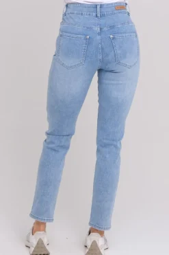 Zavanna Siri jeans med glidelåser Lys blå denim Hot