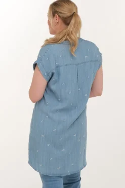 Zavanna Vaiana kjole Lys blå denim Sale